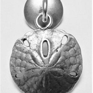 Sand Dollar Roller Shade Pull | Antique Silver Coastal Window Accent, Beach House Cord End, USA Made Hardware
