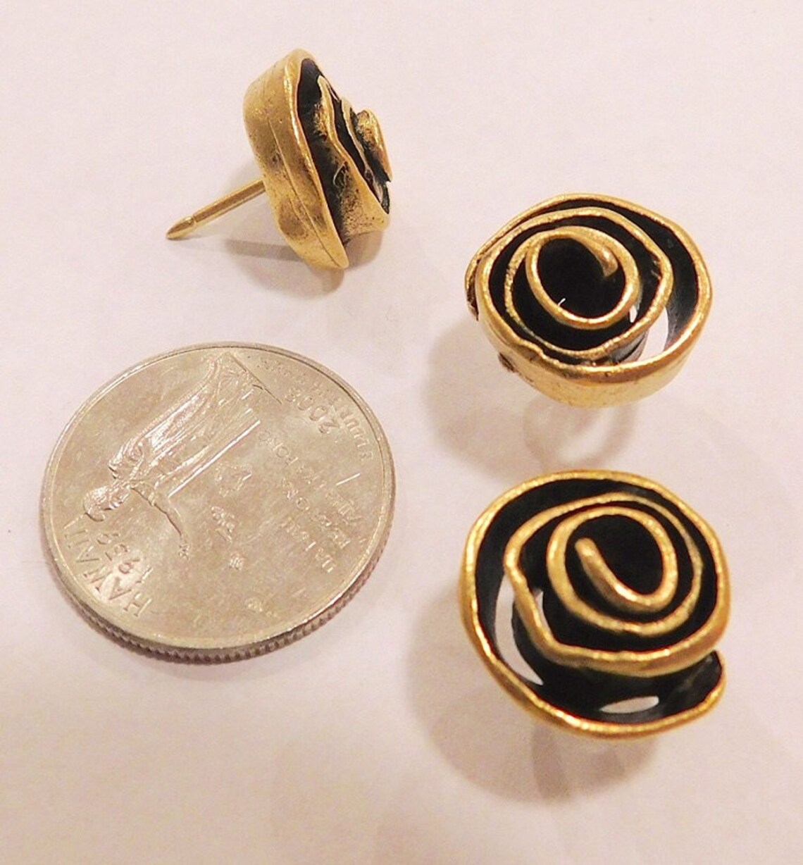 Rosette Push Pins Decorative Push Pins Unique Gold Push Etsy