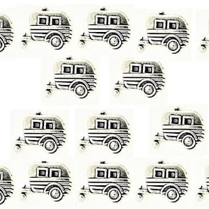 Camper Push Pins (15 Pc Set) | Decorative Gold RV Travel Trailer Thumb Tacks Rustic Office Desk Decor Unique Gift