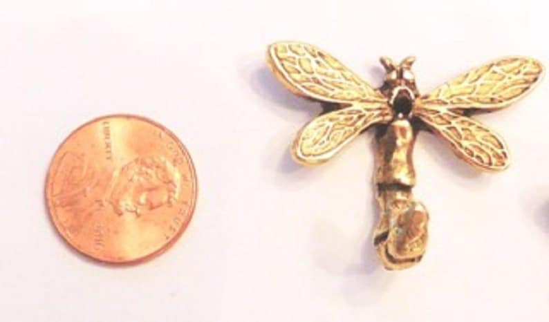 Dragonfly Wall Hooks 3pcs, Decorative Jewelry Hooks, Key Hangers, Antique Silver Dragonfly Home Decor, Picture Hooks, Small Wall Hooks image 3