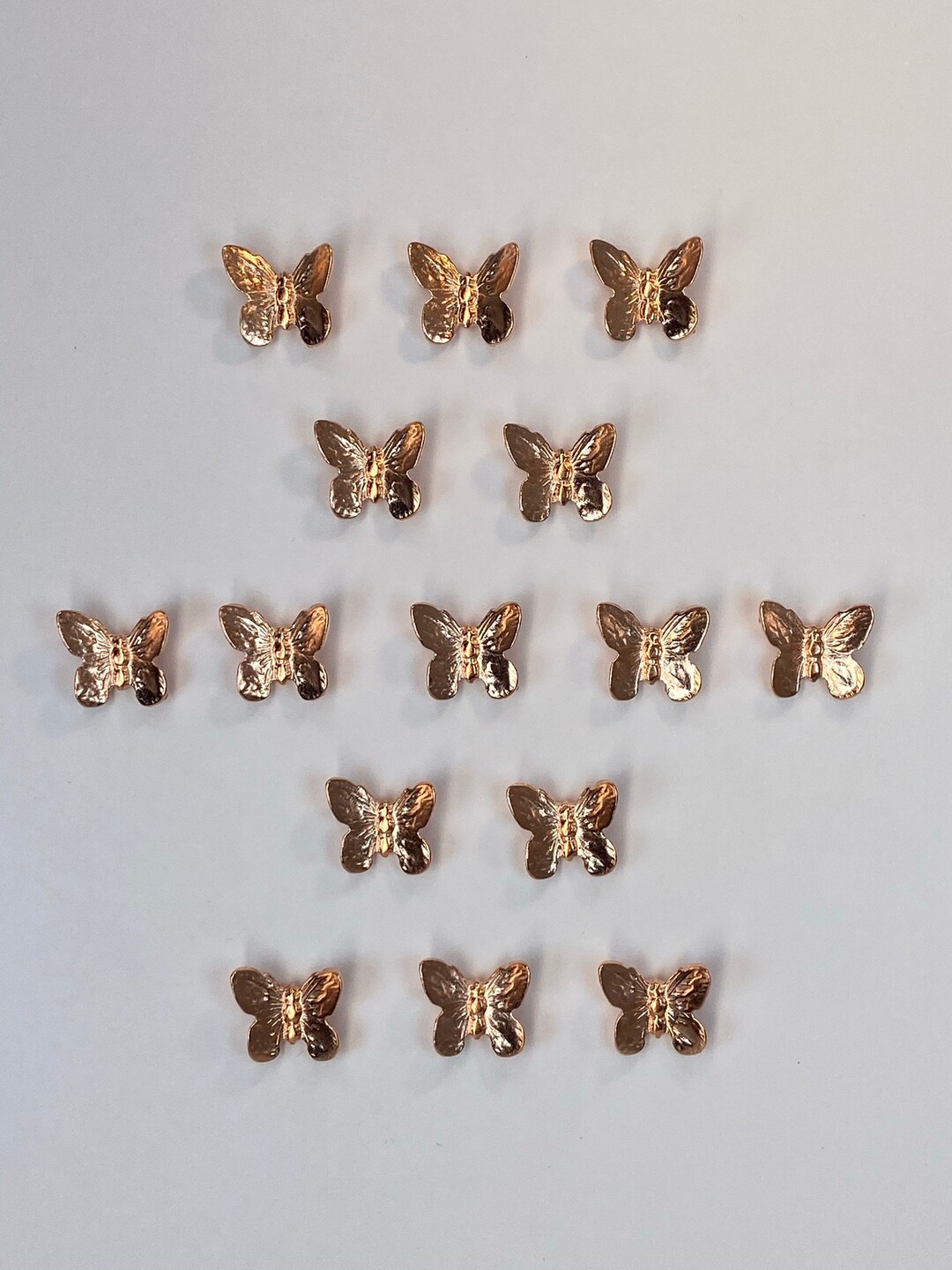 Butterfly Push Pins, Decorative Push Pins, Aesthetic Gold Push Pins, 15