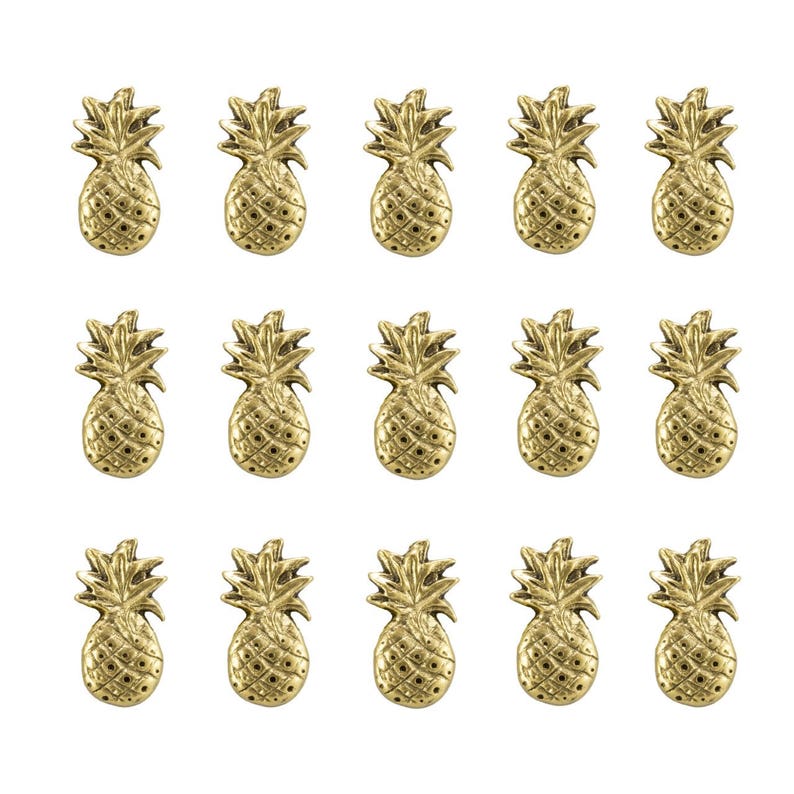 Pineapple Push Pins Decorative Push Pins Unique Gold Push Etsy