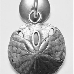 Sand Dollar Roller Shade Pull | Antique Silver Coastal Window Accent, Beach House Cord End, USA Made Hardware