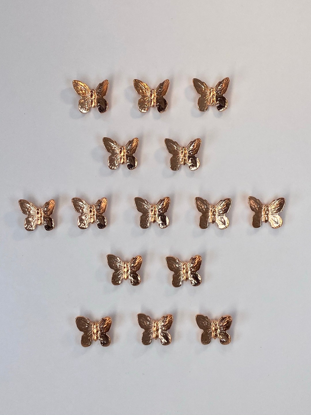 Butterfly Push Pins Decorative Push Pins Unique Rose Gold Etsy