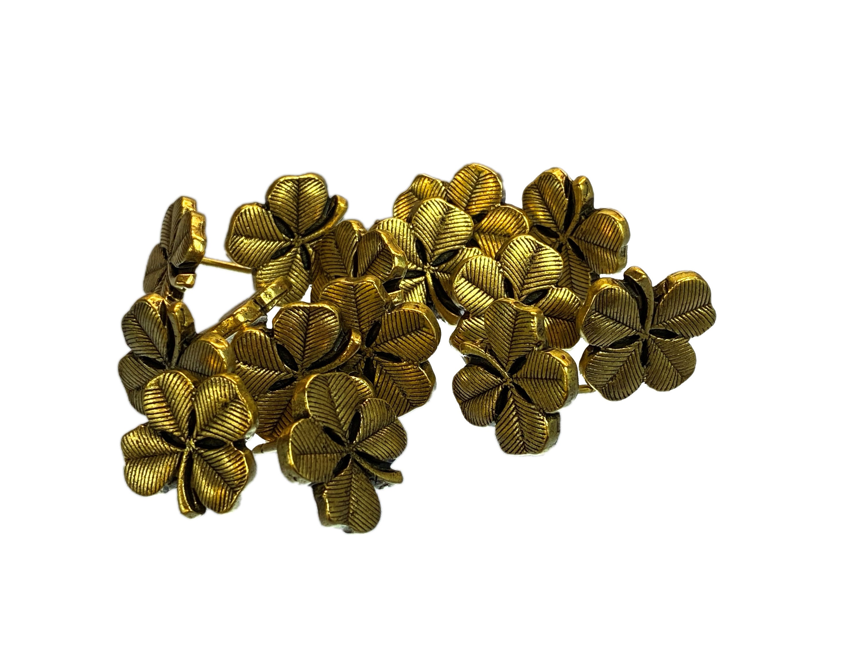 Shamrock Push Pins Decorative Push Pins Unique Silver or Etsy