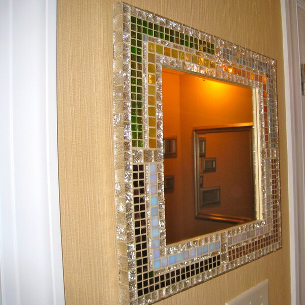 Gorgeous Glass Tile Mirror