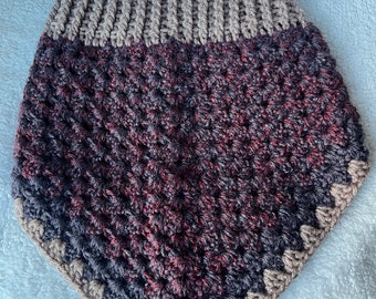 Bandana cowl/Crochet cowl/ scarf/ fashion cowl/cowl/lady cowl/ready to ship/ lady gifts/neck warmer