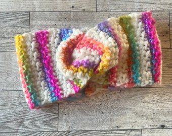 Toddler headband/Twisted headband/headband/rainbow headband