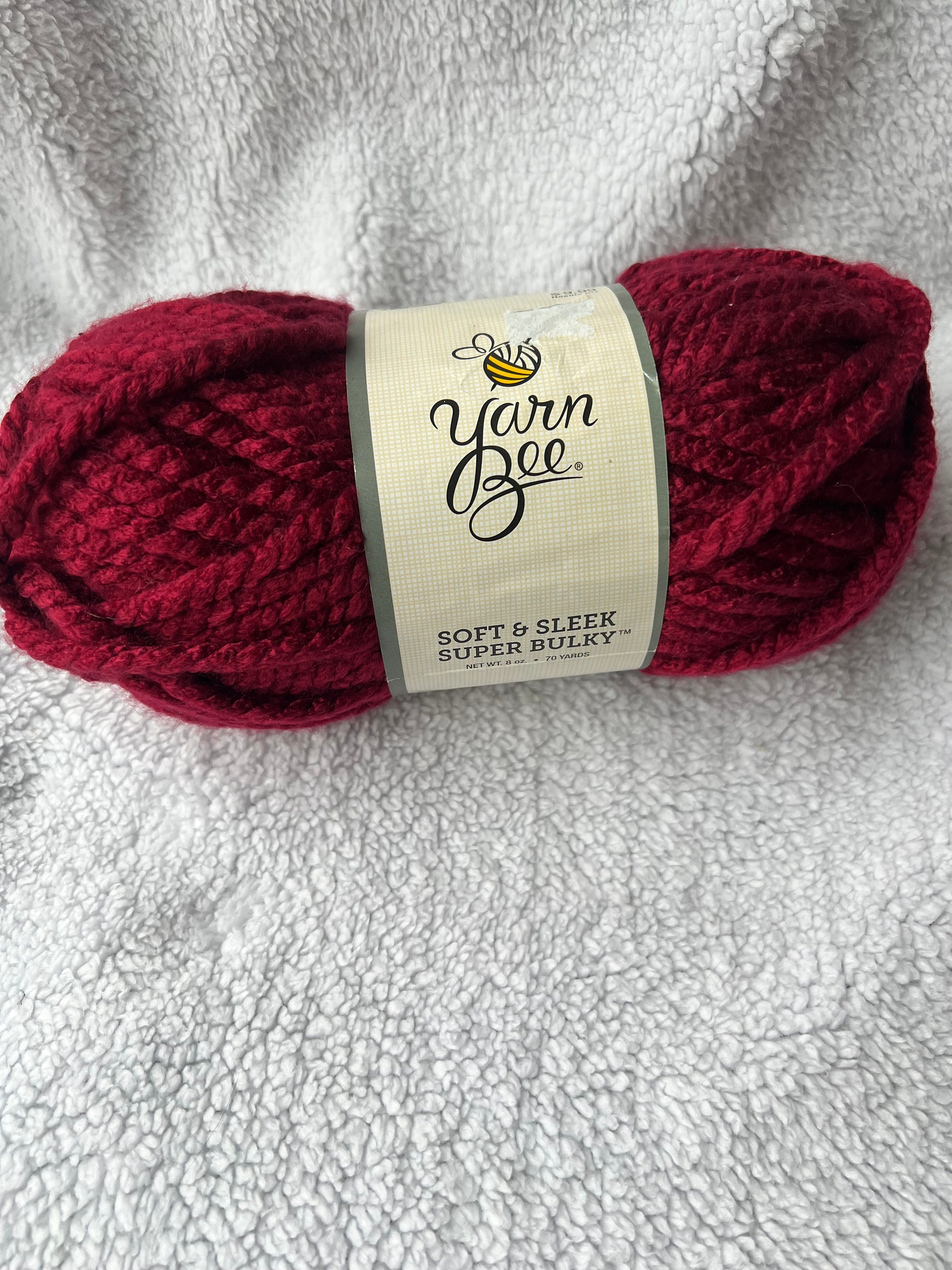 Yarn Bee Eternal Bliss Soft Pink Yarn 28 Yards 8oz Super Soft Knit Crochet