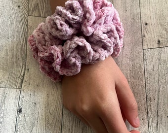 Scrunchie/hair tie /purple scrunchie/chenille scrunchie