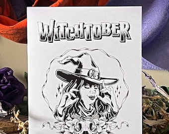 Witchtober Witchcraft Art and Spell Book