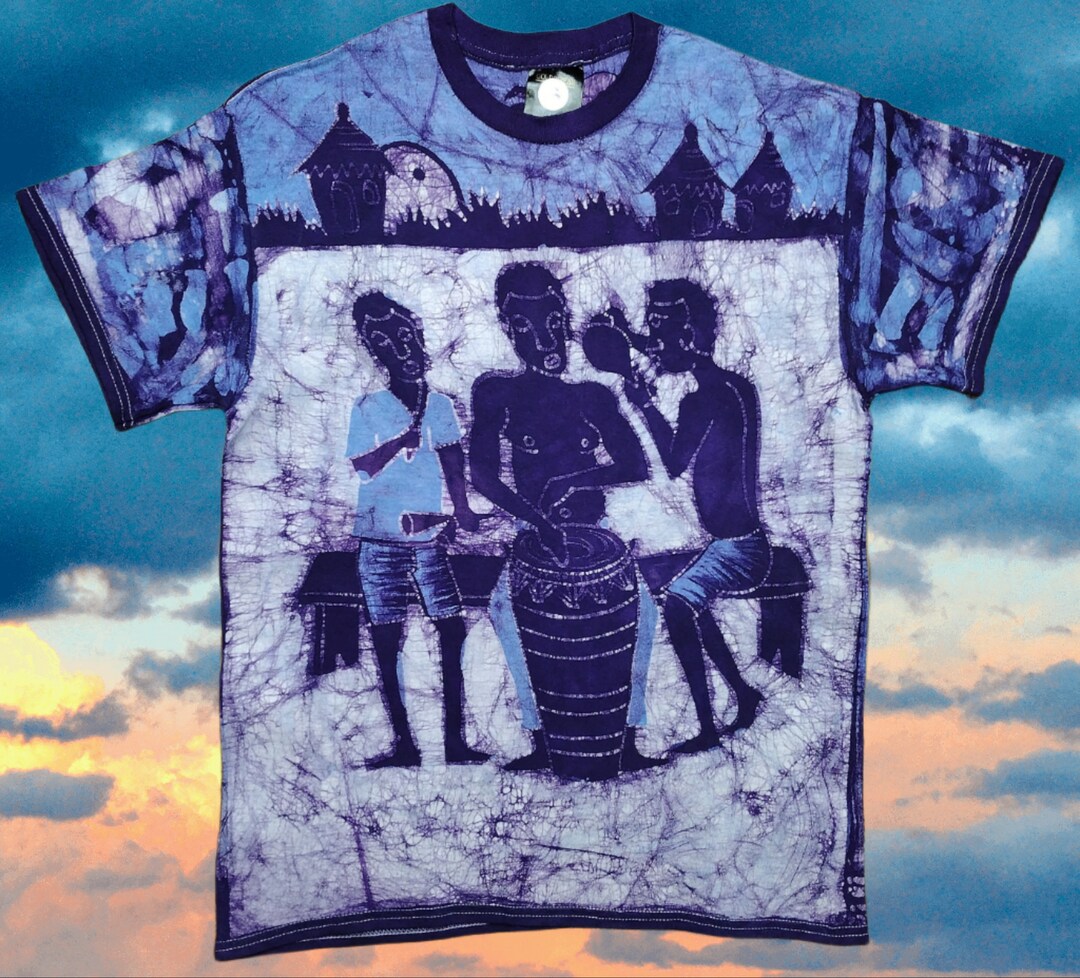 Dye T-shirt Handmade Shirt, African Shirt, T-shirt SIZE SMALL - Etsy