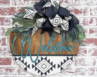 Front Door Decor, Welcome, Year Round Wreath, Wreath, Front Door Sign, Door Hanger,  Front Door Wreath,  Housewarming Gift,  Home Decor