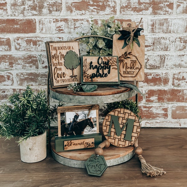 Tiered Tray Decor Bundle Etsy