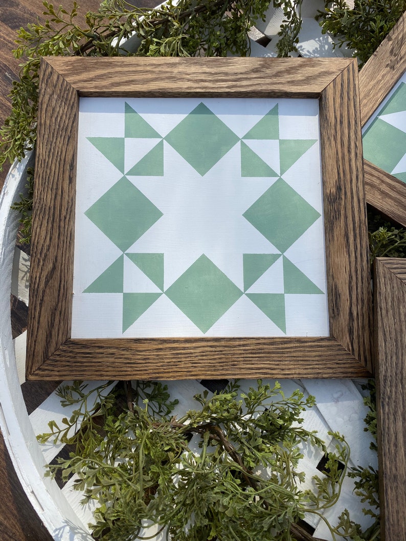 Barn Quilt Wall Decor Set of 3 Barn Quilt Sign Set Etsy