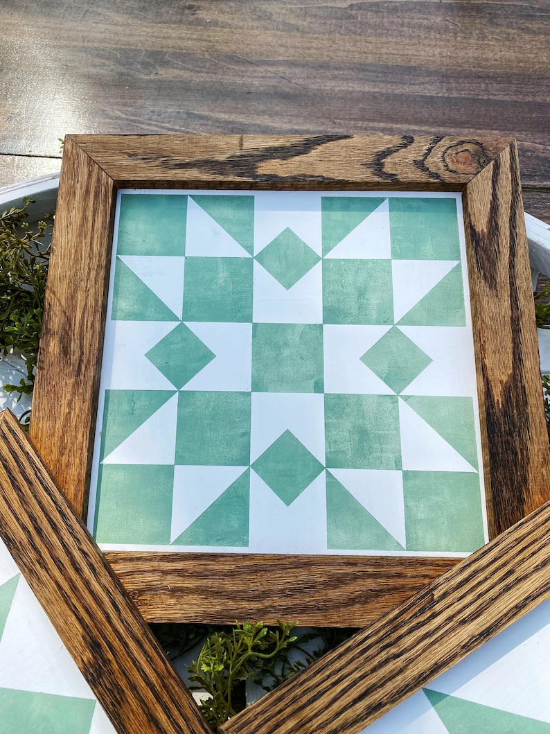 Barn Quilt Wall Decor Set of 3 Barn Quilt Sign Set Etsy