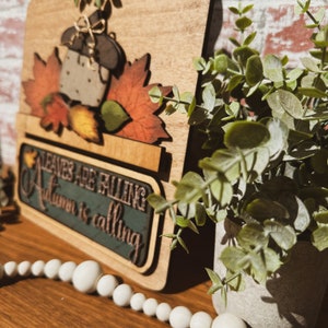 Fall Decor, Hello Fall Sign, Autumn, Sign, Wood Sign, Farmhouse ...