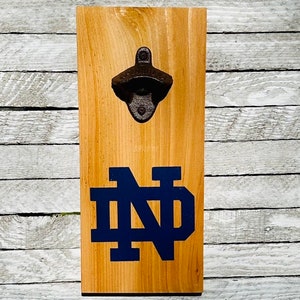 Notre Dame Wall Mounted Bottle Opener (Leprechaun)