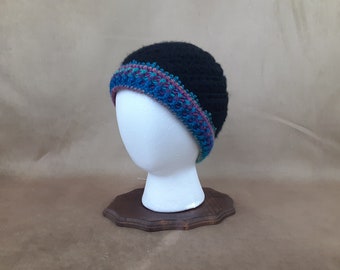 Crochet divine swirl beanie hat