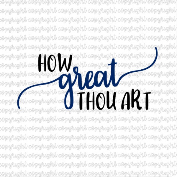 How Great Thou Art - Etsy