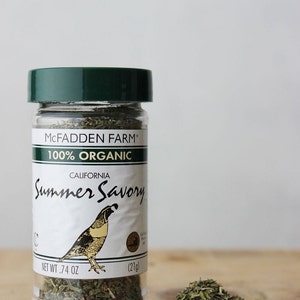 Organic Summer Savory Herbs