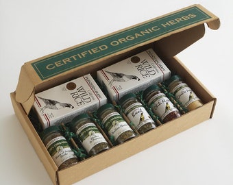 Organic Herbs & Wild Rice Gift Box - LG