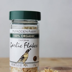 Organic Garlic Flakes Herbs