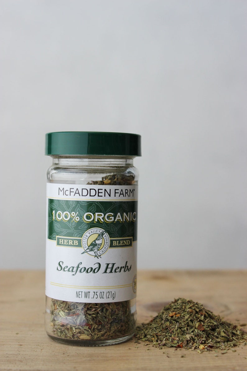 Organic Seafood Herb Blend Etsy