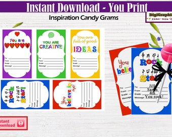 Download Candy sayings | Etsy