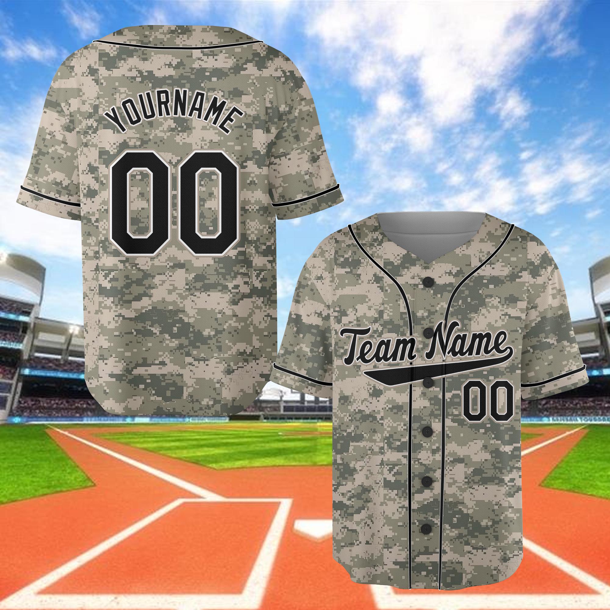 Camo baseball shirt Etsy Mexico