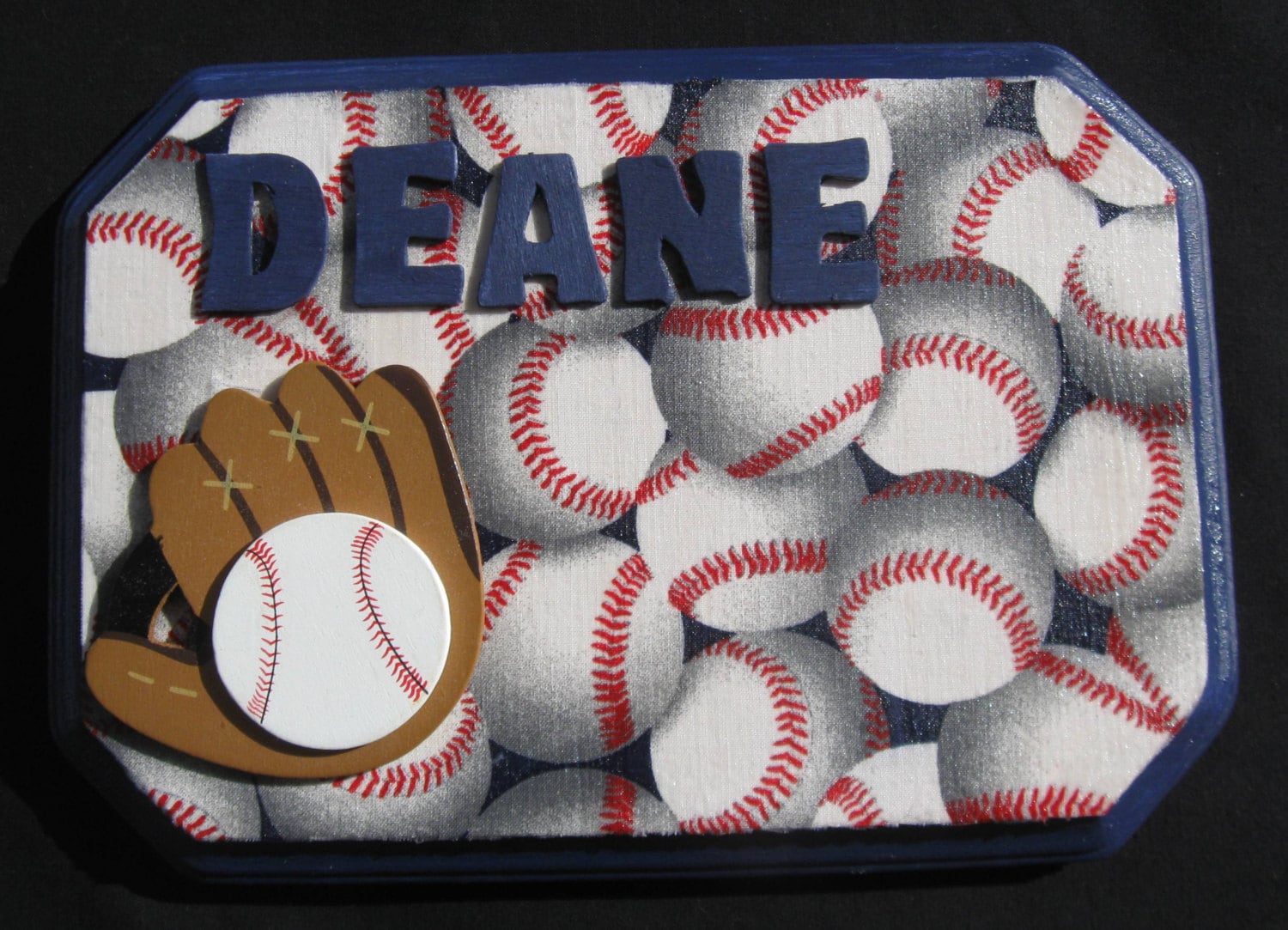 Personalized Baseball Name Plaque: Kid's Sports Decor - Etsy
