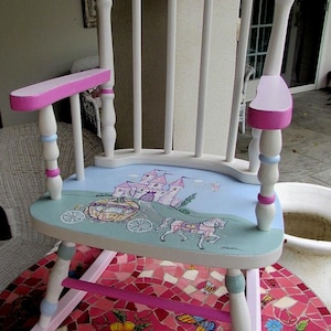 Girls Princess Rocking Chair,nursery Furniture,fairy Tale-rocker,girls ...