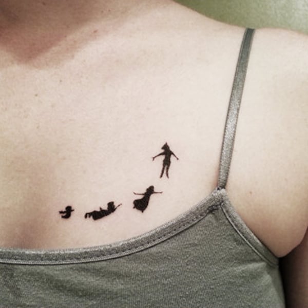 Peter Pan - du kannst fliegen - Disney-Tätowierung