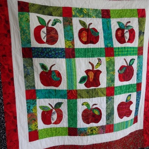 Quiltpatroon appelappliqué, pdf-download