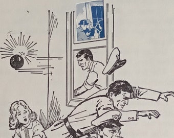 Nancy Drew, It's Luis Llosa...Handmade Note Card