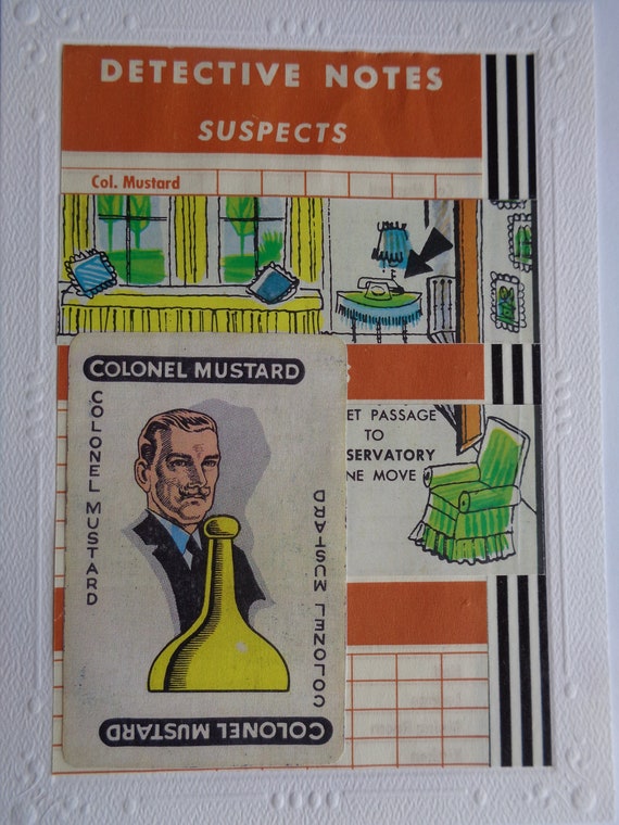 Colonel Mustard Clue Card