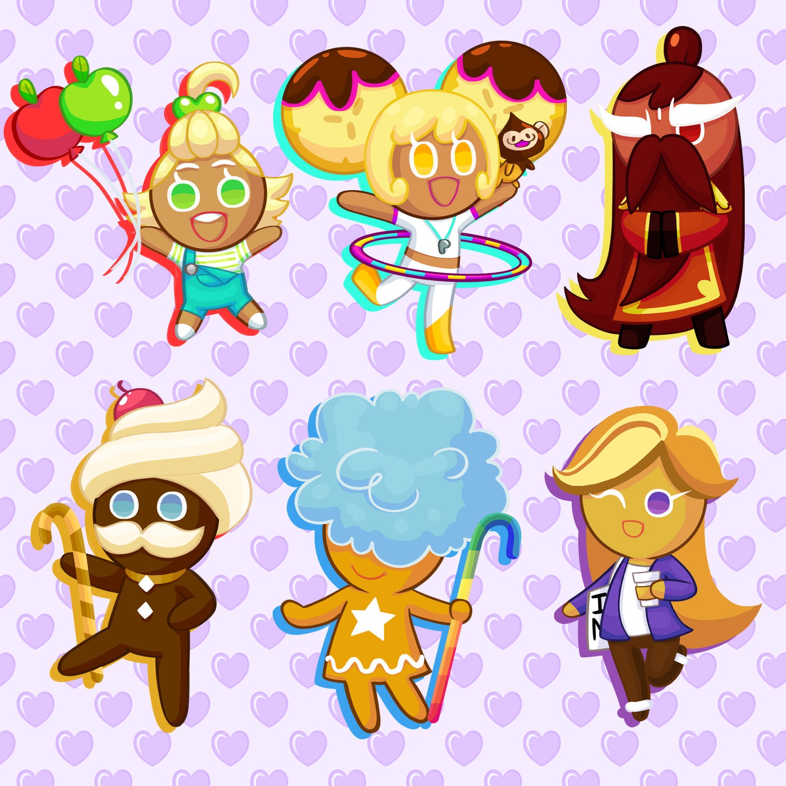 Cute Cookie Run Ovenbreak Apple Banana General Jujube Etsy