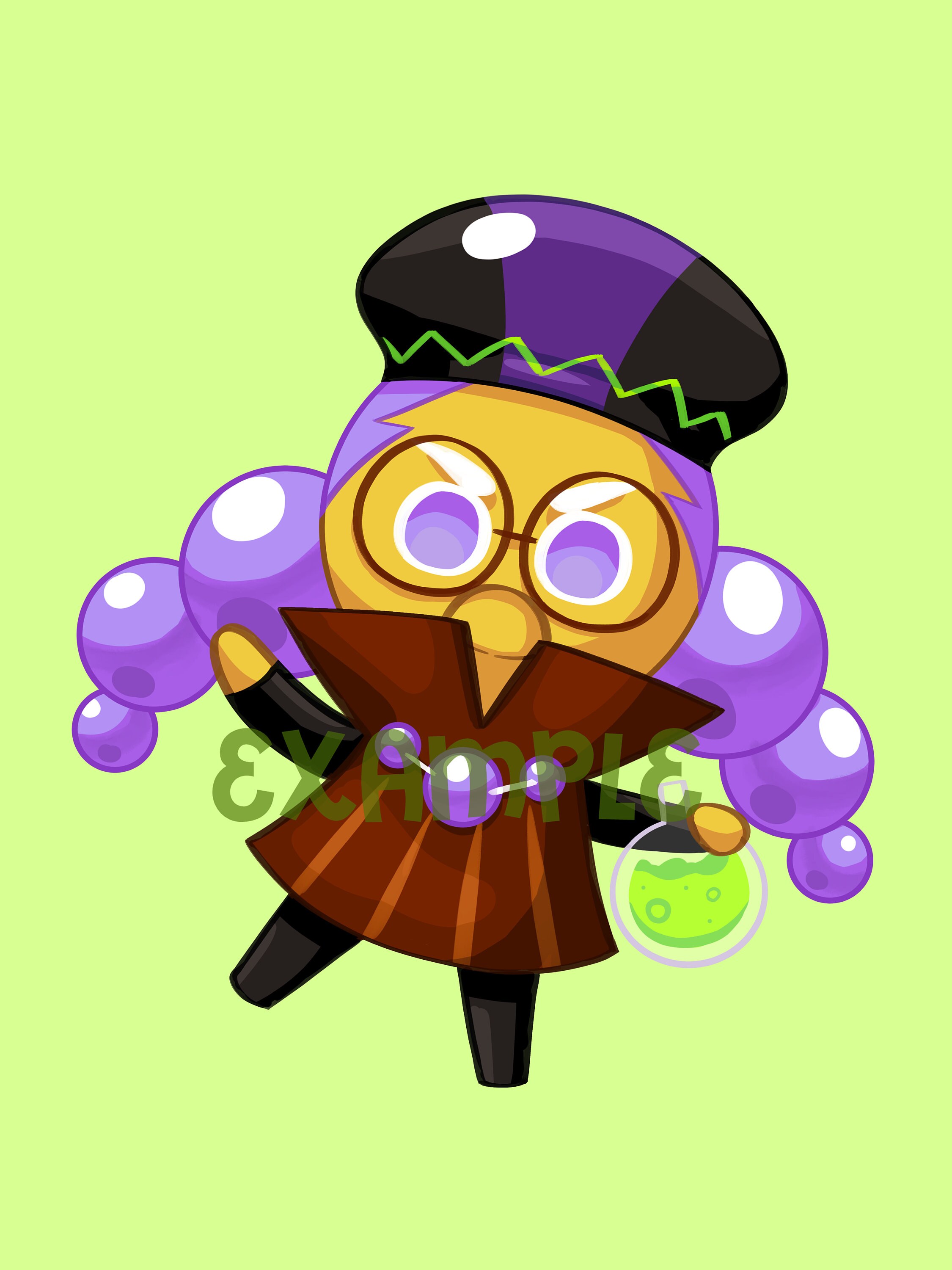 Cute Cookie Run Ovenbreak Alchemist Vampire Sparkling Etsy UK