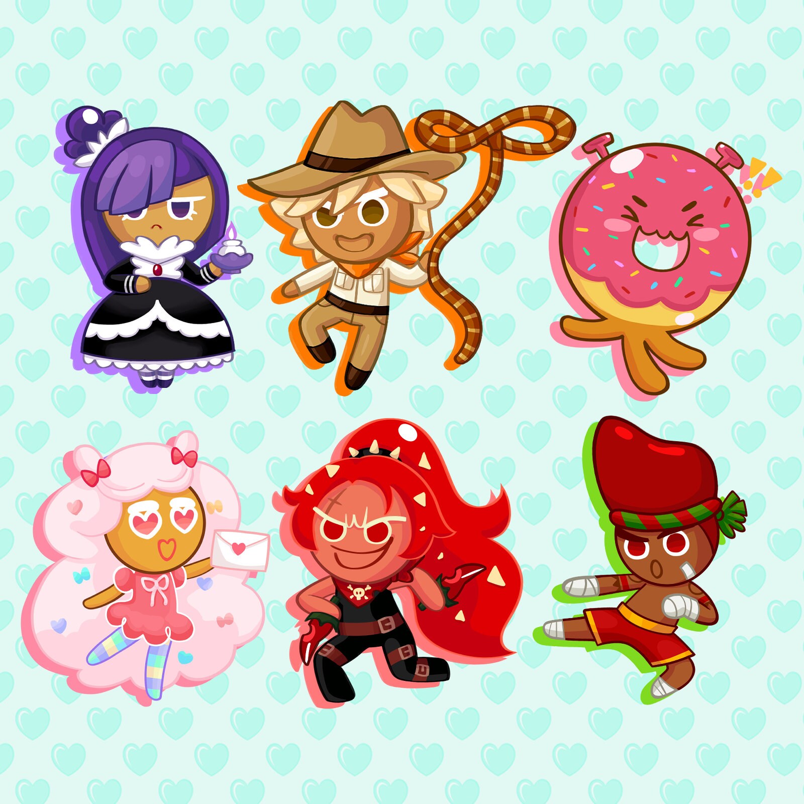 Cute Cookie Run Ovenbreak Adventurer Blackberry Red Pepper Etsy