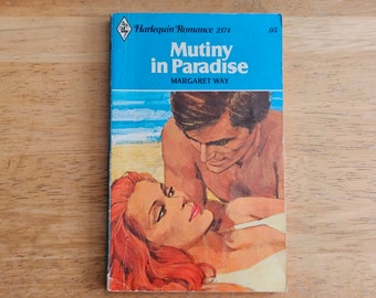 Munity in Paradise by Margaret Way Used Good 1970s Paperback Novel Vintage Harlequin Romance 2174 Mom Birthday Mothers Day Gift for Teacher