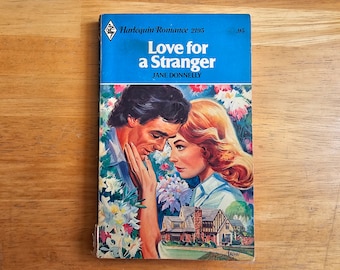 Love for a Stranger by Jane Donnelly 1970s Vintage Harlequin Romance Novel 2195 Grandma Gift Mom Birthday Gift for Teacher Graduation Gift