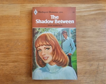 The Shadow Between by Anne Hampson Very Good 1970s Paperback Novel Vintage Harlequin Romance 2160 Mom Birthday Mothers Day Gift for Teacher