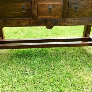 Early 19th century antique style server table. image 6