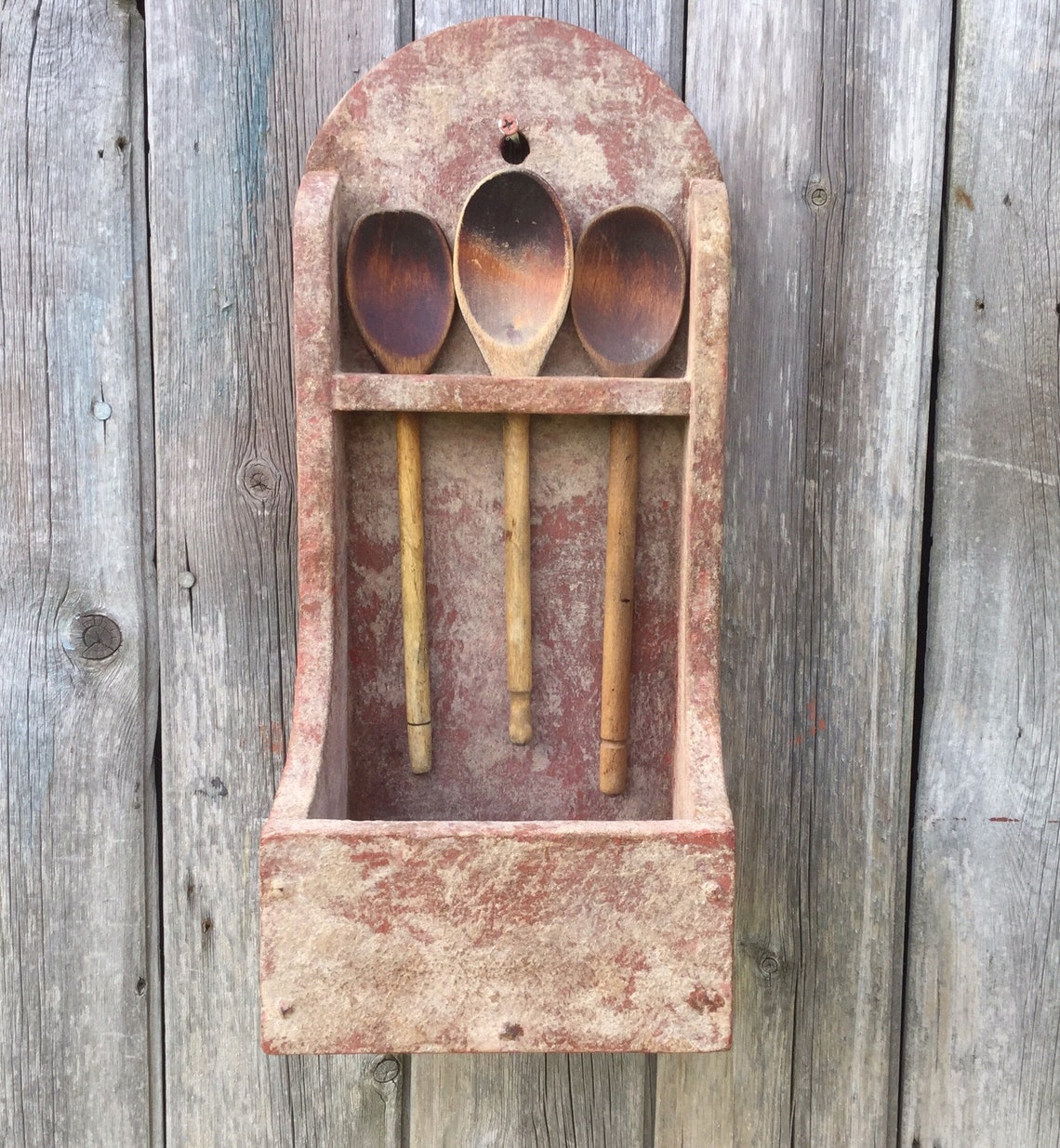 Primitive Painted Spoon Rack Etsy UK