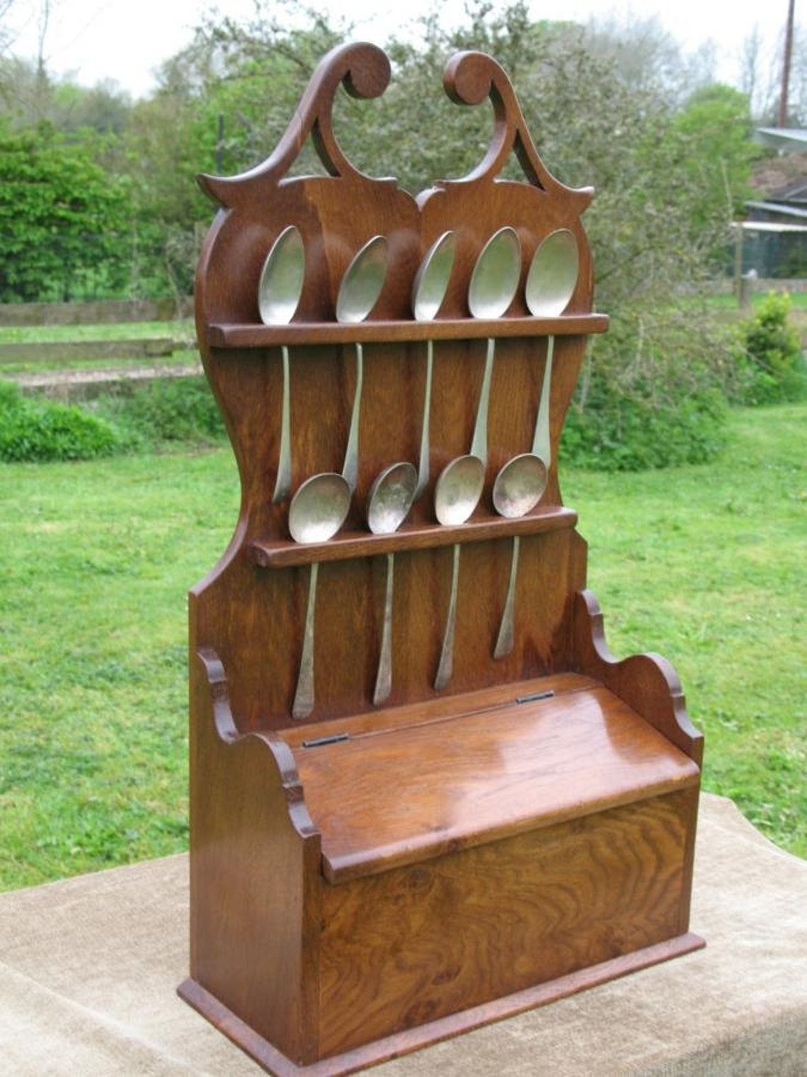 18th Century Georgian Style Spoon Rack Made Using Reclaimed Recycled ...