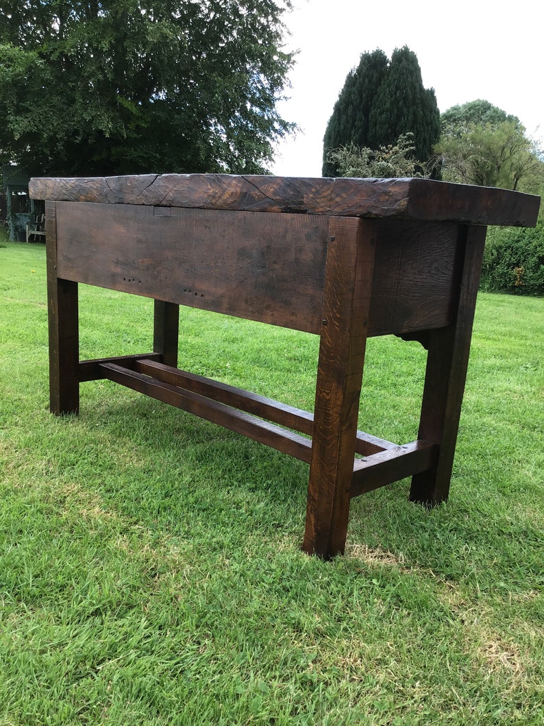 Early 19th century antique style server table. image 7