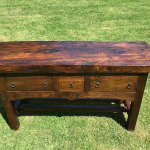 Early 19th century antique style server table. image 4