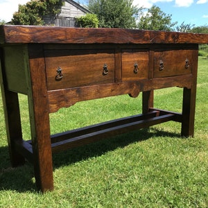 Early 19th century antique style server table. image 3