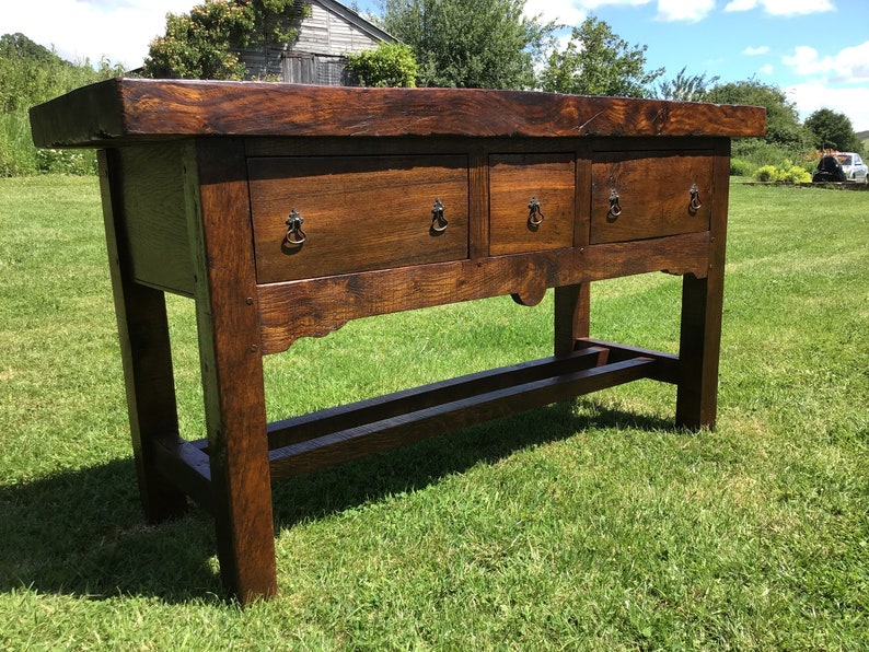 Early 19th century antique style server table. image 3