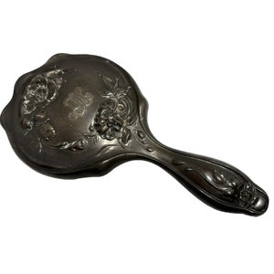 Art Nouveau Sterling Silver Hand Mirror FREE SHIPPING!